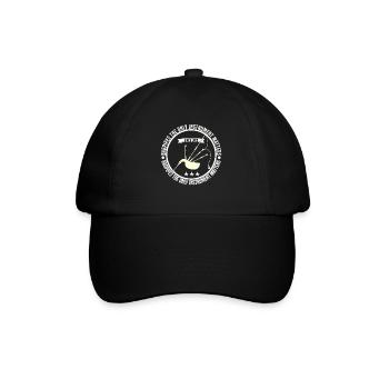 bagpipes - Baseballkappe - Schwarz/Schwarz - Vorne