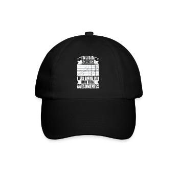 Funny Data Scientist Turn Boring Info Into Total - Baseball Cap - black/black - Front