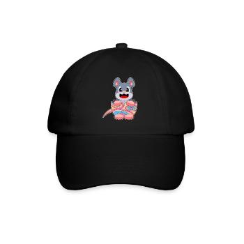 Mouse Easter Easter Egg - Baseball Cap - black/black - Front