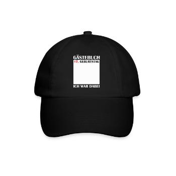 17th Birthday Girl 17 Years Boy Gift - Baseball Cap - black/black - Front