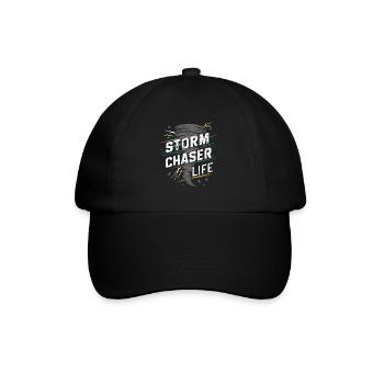 Découvrez le monde fascinant de la chasse aux tornades - Casquette classique - noir/noir - Devant