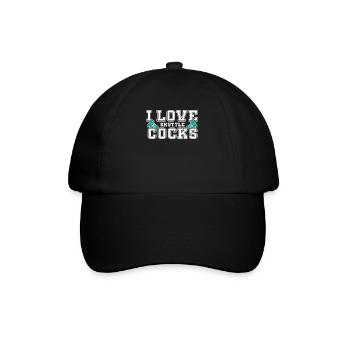 J’aime les volants Motif de volant drôle - Casquette classique - noir/noir - Devant