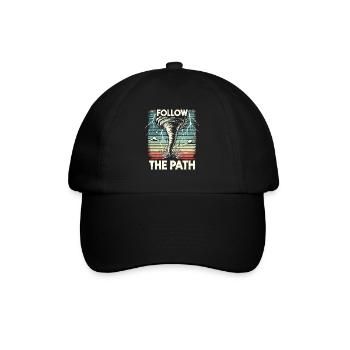 Découvrez le monde fascinant de la chasse aux tornades - Casquette classique - noir/noir - Devant