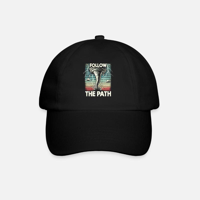 Découvrez le monde fascinant de la chasse aux tornades - Casquette classique - noir/noir
