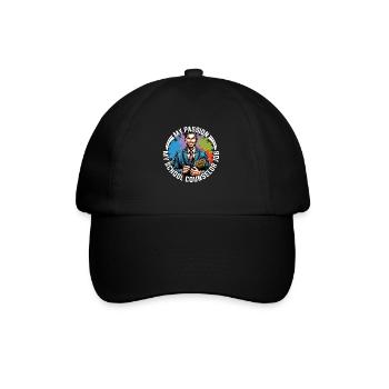 Conseillère scolaire Ma passion Ma psychologue scolaire - Casquette classique - noir/noir - Devant