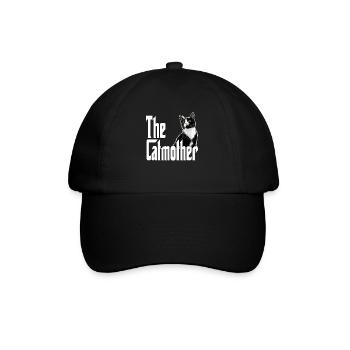 Katze Mutter The Catmother Crazy Cat Mom Mama - Baseball Cap - black/black - Front