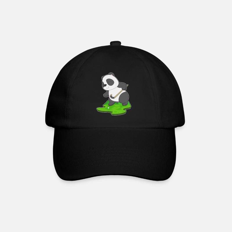 Panda Hockey Hockeyschläger - Baseballkappe - Schwarz/Schwarz