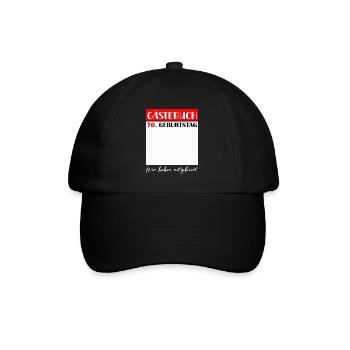 70. Geburtstag Frauen 70 Jahre Männer Geschenk - Baseballkappe - Schwarz/Schwarz - Vorne