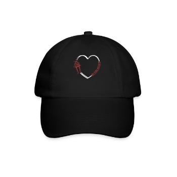 Bartender Mixologist Heart - Baseball Cap - black/black - Front