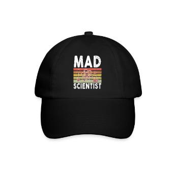 Mad Scientist - Baseball Cap - black/black - Front