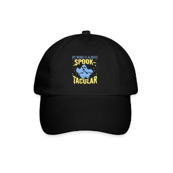 Paranormal Ghost Hunter Mon travail est effrayant - Casquette classique - noir/noir - Devant