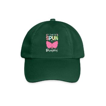 Cotton candy fairground funfair sweets - Baseball Cap - bottle green - Front