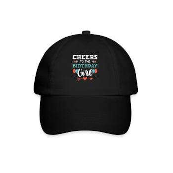 fille dont c'est l'anniversaire - Casquette classique - noir/noir - Devant