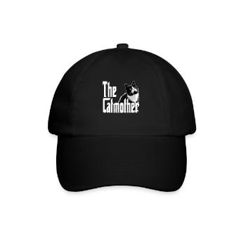 Katze Mutter The Catmother Crazy Cat Mom Mama - Baseball Cap - black/black - Front