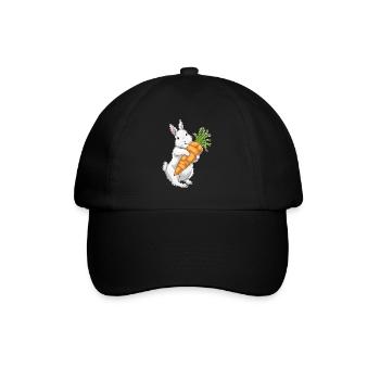 Rabbit Carrot - Baseball Cap - black/black - Front