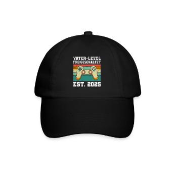 FATHER LEVEL UNLOCKED EST. 2025 Expectant - Baseball Cap - black/black - Front