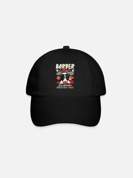 BORDER COLLIE THE ULTIMATE HUMAN COACH Funny - Baseball Cap - black/black