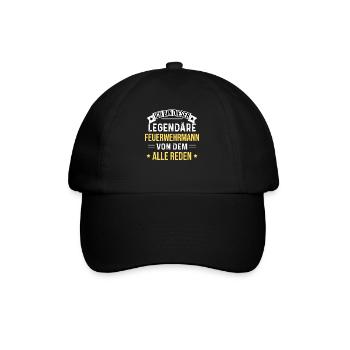 Je suis ce pompier légendaire - Casquette classique - noir/noir - Devant