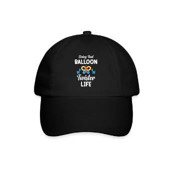 Living That Balloon Twister Life Birthday - Baseball Cap - black/black - Front