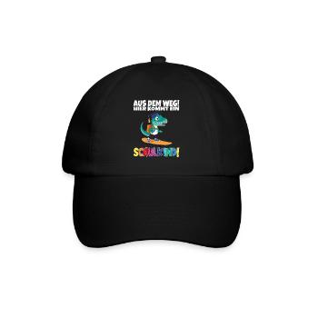 Schulkind 2024 Einschulung Schulanfang - Baseballkappe - Schwarz/Schwarz - Vorne