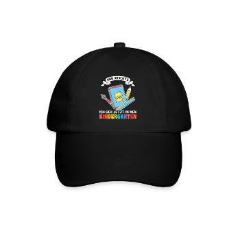 Kindergartenanfang Kindergarten Kindergartenkind G - Baseballkappe - Schwarz/Schwarz - Vorne