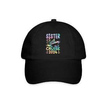 Sister Cruise 2024 - Baseball Cap - black/black - Front