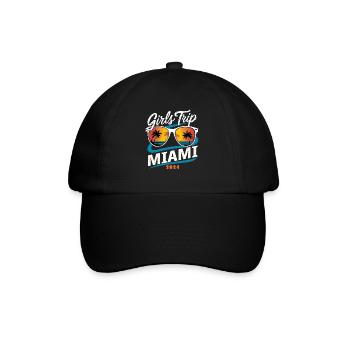 Voyage entre filles Miam 2024 - Casquette classique - noir/noir - Devant