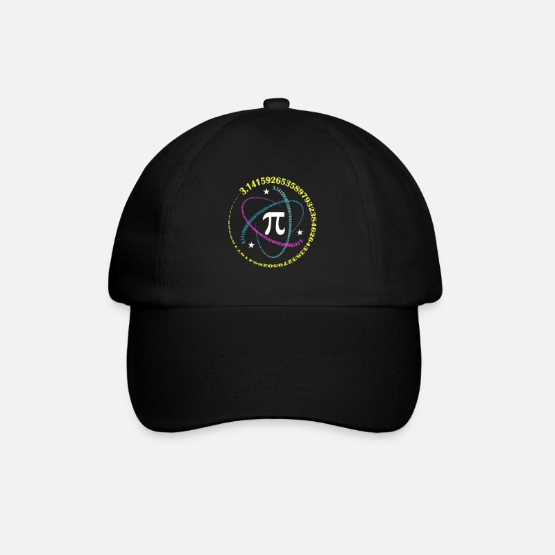 Pi day 3.14 Funny Math Lover Happy Pi day - Baseball Cap - black/black