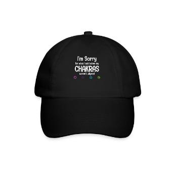 I'm sorry for what I said when my - Baseball Cap - black/black - Front