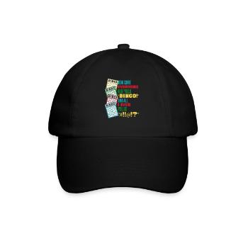 How Come Everyone Else Yells Bingo Daubers Caller - Baseball Cap - black/black - Front