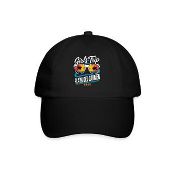Girls Trip Playa del Carmen 2024 - Baseball Cap - black/black - Front