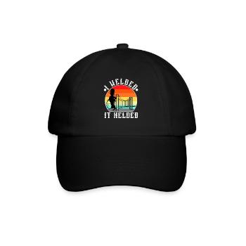 Je l’ai soudé maintenu - Casquette classique - noir/noir - Devant