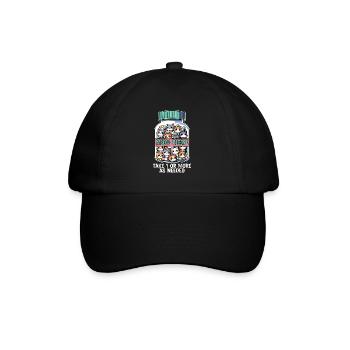 Veterinary Nurse Meow-dicine Take 1 Animal Lover - Baseball Cap - black/black - Front