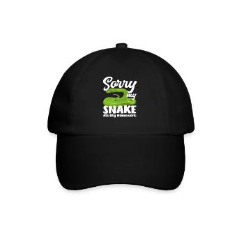 Snake Homework - Baseball Cap - black/black - Front