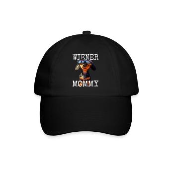 Viennese Mommy Dachshund Mom Dachshund Mom Mother's Day - Baseball Cap - black/black - Front