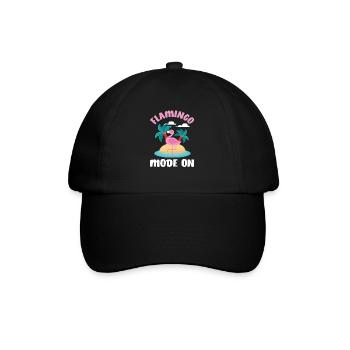 Flamingo Fabulous - Baseball Cap - black/black - Front