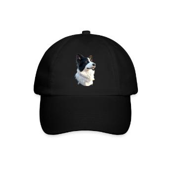 Border Collie Dog Lover Puppy Cute Collies - Baseball Cap - black/black - Front