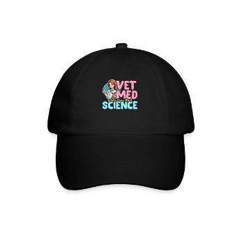 Vet Med Where Paws Meet Science Veterinary Clinic - Baseball Cap - black/black - Front