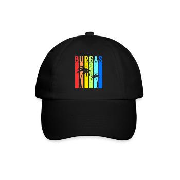 Burgas Bulgaria Holidays - Baseball Cap - black/black - Front