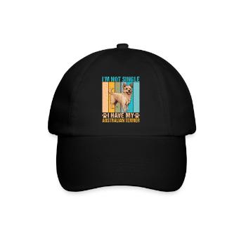 Cadeaux pour terrier australien - Casquette classique - noir/noir - Devant