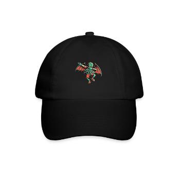 Dabbing drôle Cthulhu Dabbing Design - Casquette classique - noir/noir - Devant