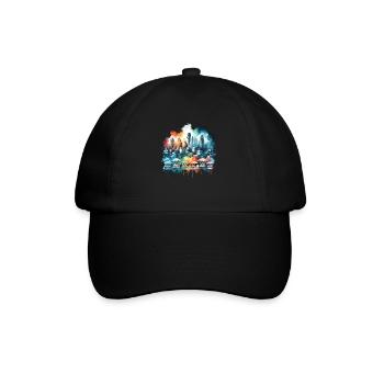 Thailand Vibrant Bangkok Thai Tours - Baseball Cap - black/black - Front