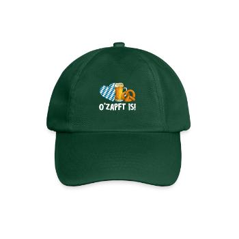 O’Zapft is Bier Trink Spruch Bierzelt - Casquette classique - vert bouteille - Devant