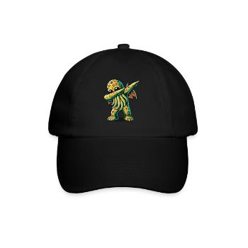 Dabbing drôle Cthulhu Dabbing Design - Casquette classique - noir/noir - Devant