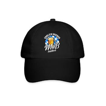 Enfin la modération redevient le slogan de la Bavière - Casquette classique - noir/noir - Devant