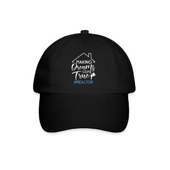 Realtor - Baseball Cap - black/black - Front