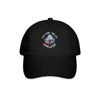 Reading is my hobby - Baseball Cap - black/black - Front