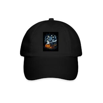 Cadeau d’Halloween Femmes Hommes Enfants Décoration - Casquette classique - noir/noir - Devant