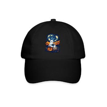 Cadeau d’Halloween Femmes Hommes Enfants Décoration - Casquette classique - noir/noir - Devant
