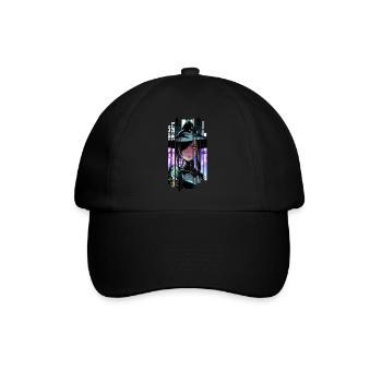 Geometric Halloween Witch - Baseball Cap - black/black - Front